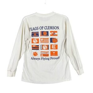 Clemson University‎ Tigers Shirt Mens S Flags Of Clemson Graphic College Spirit